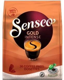 Senseo Gold Intense Koffiepads - 7/9 Intensiteit - 4 X 36 Pads -Koffie Korting Winkel 966x1200 1